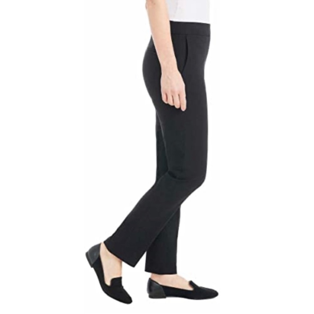 Hilary Radley Ladies Pull-on Pant with faux Pockets Size L Black
